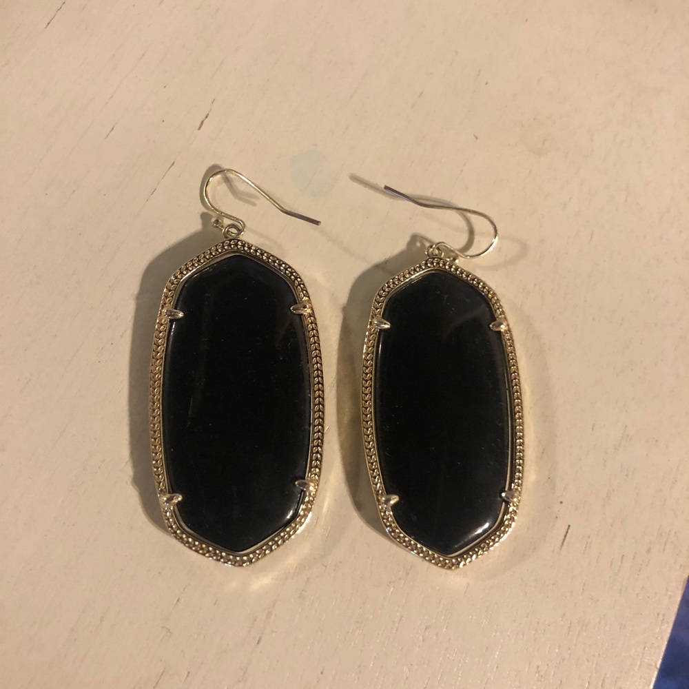 Kendra Scott Black Danielle Earrings